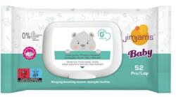 JimJams Popsitörlő kupakos illatmentes sensitive (52 db/cs)