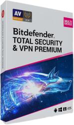 Bitdefender Total Security + Premium VPN (5 Eszköz -1 Év) (EU) (BIT-TSMDVPN)