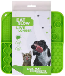 EAT SLOW ES Live Longer Lick Mat Dimension zöld (110745)