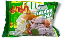 Thai President Foods Public Company Limited Instant Lapos Rizstészta Átlátszó Leves, 50gr (Mama)