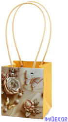  Virágtáska kocka - Barack Pillangós