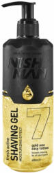 Nish Man Shaving Gel Gold One 7 400ml (nish-shave07)