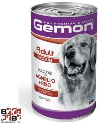 Gemon Kutyakonzerv Medium bárány-rizs 1240gr (8009470387910)