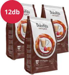 Dolce Vita Karamellás Cappuccino Nespresso kompatibilis kapszulában 12x10 db (120 db) Dolce Vita
