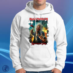 Iron Maiden - Run For Your Lives Unisex Kapucnis pulóver