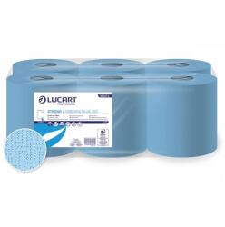 Lucart Strong L-One Mini Blue 350 belső adagolású ipari törlőkendő 6 tekercs/zsugor