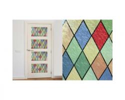 Patifix Üvegfólia színes gyémántok - szélessége 67, 5 cm (61-2275)