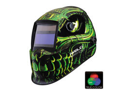 IWELD NORED EYE 3 Automata hegesztő fejpajzs (zöld-koponya) (8NRDE2GRNSKL) - hegessz