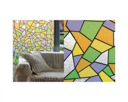 Patifix Üvegfólia színes díszek - szélessége 90 cm (91-2215)