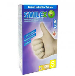 Bericah Berica Smilex febi egyszerhasználatos latex fehér XL, 100 db / doboz