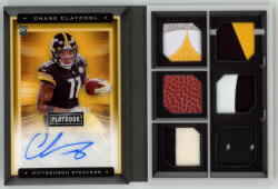 Panini 2020 Panini Playbook Rookie Locker Memorabilia Signatures Prime #RSL-CC Chase Claypool