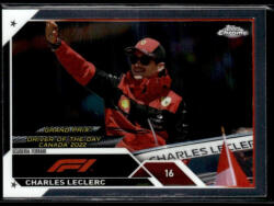 Topps 2023 Topps Chrome Formula 1 Grand Prix Driver of the Day #174 Charles Leclerc