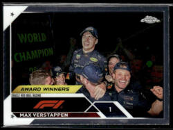 Topps 2023 Topps Chrome Formula 1 F1 Award Winners #190 Max Verstappen