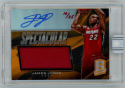 Panini 2014-15 REPLAY Panini Spectra Spectacular Swatch Signatures Orange #26 James Jones