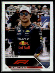 Topps 2023 Topps Chrome Formula 1 Refractor F1 Drivers #11 Sergio Perez