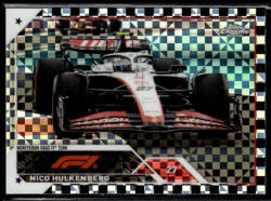 Topps 2023 Topps Chrome Formula 1 Checker Flag X-Fractors F1 Drivers #48 Nico Hulkenberg