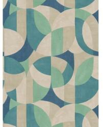 As Creation Tapet Bauhaus geometric crem-turcoaz