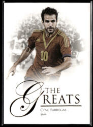 Futera 2023 Futera Unique World Football The Greats #109 Cesc Fabregas