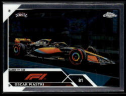 Topps 2023 Topps Chrome Formula 1 F1 Drivers #42 Oscar Piastri