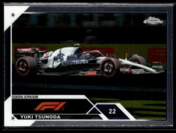 Topps 2023 Topps Chrome Formula 1 F1 Drivers #57 Yuki Tsunoda