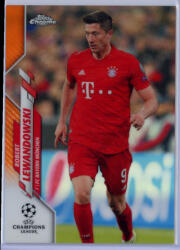 Topps 2019 Topps Chrome UEFA Champions League Orange Refractors #73 Robert Lewandowski