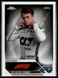 Topps 2023 Topps Chrome Formula 1 Refractor F1 Drivers #67 Nyck De Vries