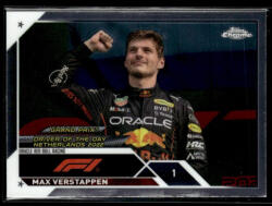 Topps 2023 Topps Chrome Formula 1 Grand Prix Driver of the Day #180 Max Verstappen
