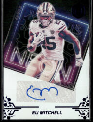 Panini 2022 Panini Elements Neon Signs Blue #NS-EM Eli Mitchell