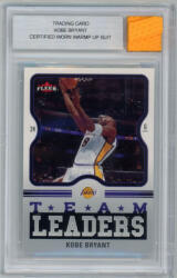 Fleer 2006-07 Fleer Team Leaders Certified Worn Warmp Suit #TL-KB Kobe Bryant