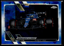 Topps 2021 Topps Chrome Sapphire Formula 1 #104 Fernando Alonso