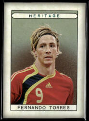 Futera 2024 Futera Unique WORLD FOOTBALL HERITAGE -TURQUOISE #HG117 Fernando Torres