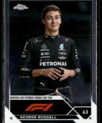 Topps 2023 Topps Chrome Formula 1 F1 Drivers #15 George Russell