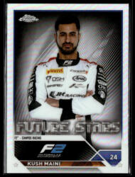 Topps 2023 Topps Chrome Formula 1 Refractor F2 Drivers - Future Stars #82 Kush Maini