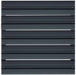 BILKA Sipca metalica pentru gard BILKA model Berna Gri Antracit Dublu Ral 7016 Mat Dreapta 0.40 mm 100cm (21144)