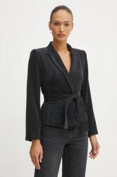 Armani Exchange kordbársony kabát rózsaszín, sima, nem zárható, 6DYG48 YN8ZZ - fekete 40