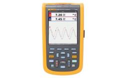 Fluke Osciloscop digital 123B Scopometre; 20MHz; color, LCD TFT 5, 7 ; Ch: 2; 40Msps; 20n 60s div care permite Functie Multimetru (FLK-123B)