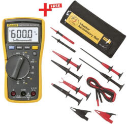 Fluke multimetru digital, FLUKE 115 TLK-225-1, 0.1. . . 600mV-0.6kV, 1mA. . . 6A- (FLK-115/TLK-225-1)