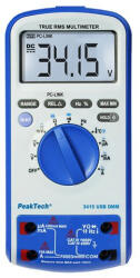 PeakTech multimetru digital, PEAKTECH, P3415, 600mV-1kV, 600 A-10A (PKT-P3415)