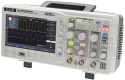 AXIOMET Osciloscop digital AX-DS1052CFM Osciloscop: digital; Ch: 2; 50MHz; 500Msps (in timp real); 32kpts proiectat pentru Spectru FFT (AX-DS1052CFM)