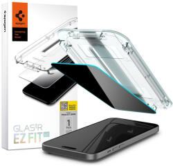 Spigen Confidențialitate Tempered Glass (iPhone 15) AGL07121 (AGL07121)