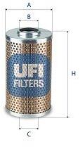 UFI Filtru ulei UFI 25.684. 00 (25.684.00) - automobilus