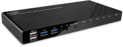 Lindy Switch KVM Lindy KVM Lindy 4-Port HDMI 4K60 USB 3.0 Switch (39313)