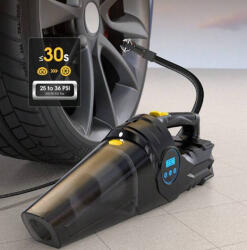 Autolife Autós Porszívó és kompresszor , 3m kábel, digitális kijelző (1859_alf)