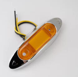 Autolife 4 LED-es szélesséjelző, helyzetjelző - sárga - 12-24V - 25132 (0270-Y_alf)