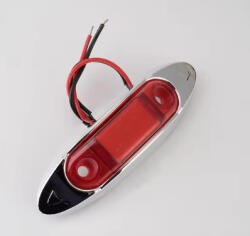 Autolife 4 LED-es szélesséjelző, helyzetjelző - piros - 12-24V - 25125 (0270-R_alf)