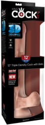 Pipedream King Cock Plus - 12" Triple Density Cock with Balls