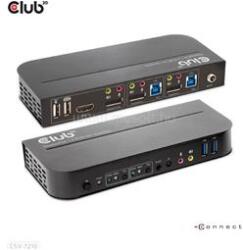 Club 3D KVM Switch - CSV-7210 (Dual DP, 4K60Hz, HDMI, KVM, IR távirányító) (CSV-7210) (CSV-7210)