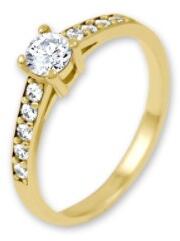 Soliter Brilio Női kristály gyűrű 229 001 00668 52 mm