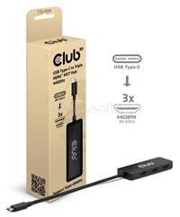 Club 3D USB Hub - CSV-1554 (3.2 USB-C to 3xHDMI, 4k60Hz) (CSV-1554) (CSV-1554)