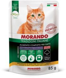 Morando TI nedves macskaeledel 85g pulykával és sárgarépával zselés